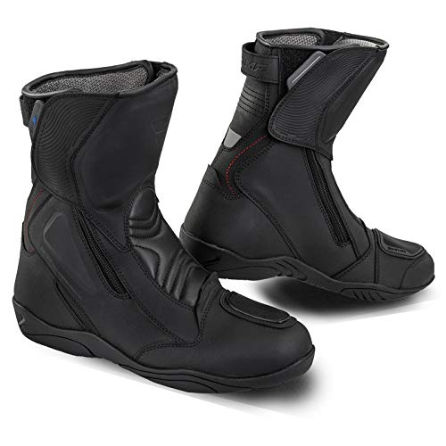 SHIMA Terra Men, botas de moto impermeables para hombre, color negro, talla 43