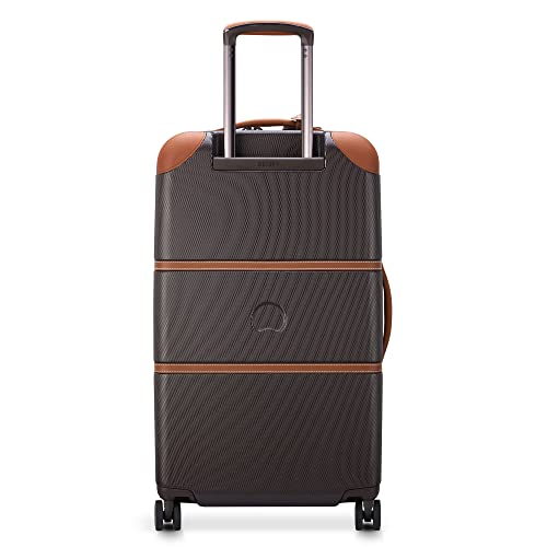 Delsey Paris Chatelet Hardside 2.0 Equipaje con Ruedas giratorias, Brown, Checked-26 Inch Trunk, No Brake, Equipaje rígido Chatelet 2.0 con Ruedas giratorias