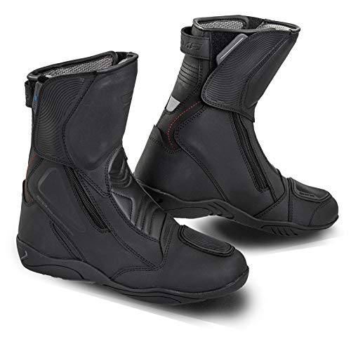 SHIMA Terra Lady - Botas de moto impermeables para mujer, color negro, talla 38