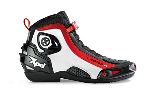 XPD S73-001-47, X-Zero R-Botas para Moto, Blanco, Gr 47