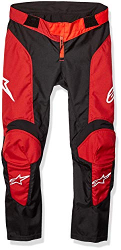 Alpinestars Pantalones Vector para jóvenes para niños, Niños, 1740917, Antracita Rojo Brillante, 50