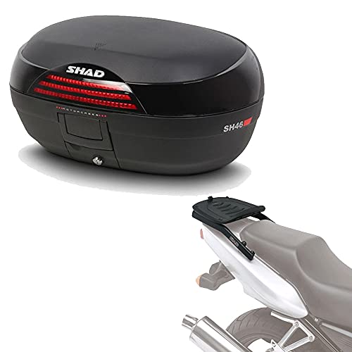 Sh46he51 - Kit fijacion y Maleta baul Trasero sh46 Compatible con Yamaha Tracer 700 2016-2017
