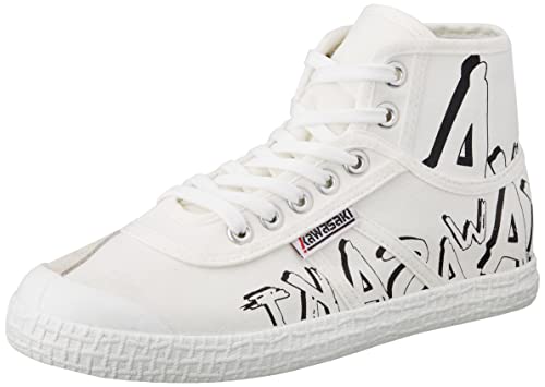 Kawasaki Graffiti Canvas Boot, Botas Unisex Adulto, 1002 White, 36 EU