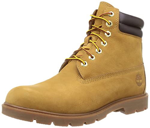Timberland Hombre 6 Inch Wr Basic Botas de Moda,Wheat Nubuck,43 EU