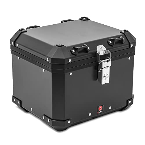 Baul Aluminio para Yamaha MT-07 / Tracer 700 Top Case Bagtecs GX33 Negro