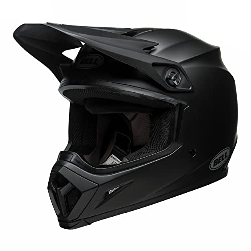 Bell Helmets Bell MX-9 MIPS-Casco para Adulto (Negro Mate) Talla XS, Hombre, Matte Black