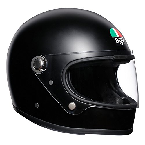 AGV Legends X3000 Casco Moto Integral, Negro Mate, MS (0011A4I0_003_MS)