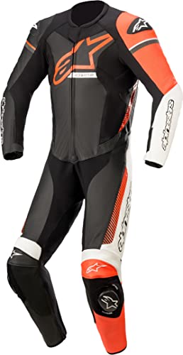 Alpinestars GP Force Phantom - Juego de 1 pieza para moto (negro/blanco/rojo, 60)