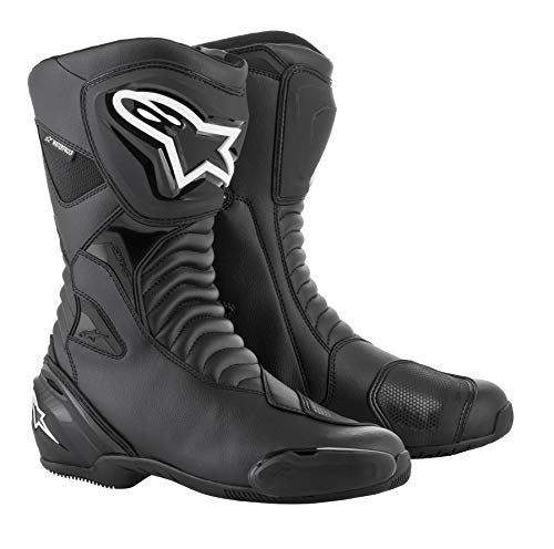 Alpinestars Botas de moto Smx S impermeables Black Black, Negro/Negro, 44