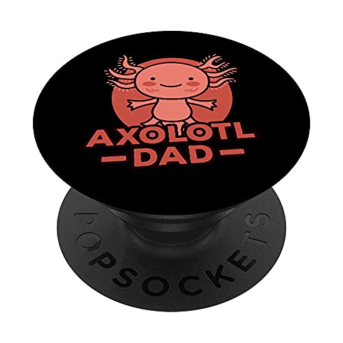 Lindo Axolotl Boy Axo Criador Bebé Axolotl Papá PopSockets PopGrip Intercambiable