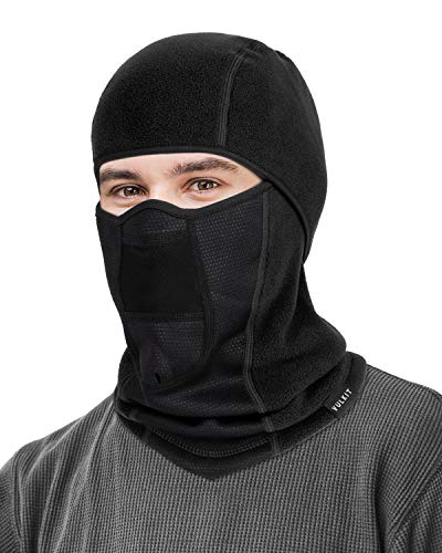 VULKIT Pasamontañas Moto Invierño Impermeable, Máscara de esquí de Invierno para Hombres Mujeres Motociclismo