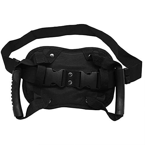 Iriisy Cinturón de Seguridad de la Motocicleta, con Asidro de Agarre para Pasajeros del Asiento Trasero o Niños, Cintura Seguridad Grips para Motocross, Scooter, ATV, Moto de Nieve