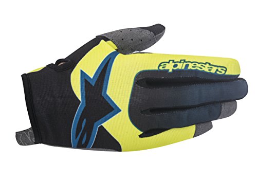 Alpinestars - Guantes vectores para Hombre, Talla XL, Color Amarillo ácido Negro