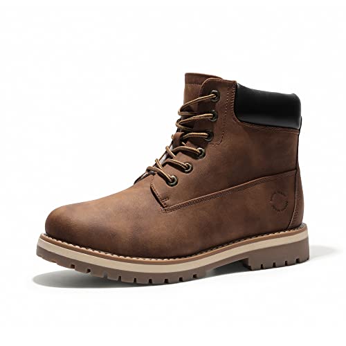 Bruno Marc Botas de Nieve Hombre Antideslizante Invierno Botines Calientes Trekking Aire Libre Zapatos Repelente al Agua MARRÓN SBSB226M-E Talla 45 (EUR)