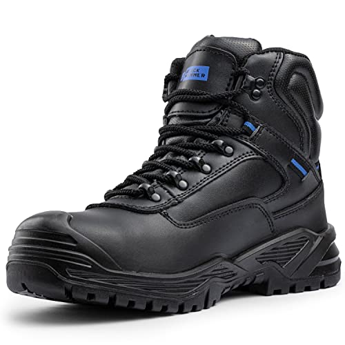 BLACK HAMMER Botas de Trabajo para Hombre - Bota con Protección Antideslizante para la Seguridad en el Trabajo 6600 (43 EU)