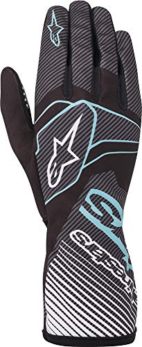 Alpinestars TECH-1 K RACE S.V2 GLV - BLACK/TURQUOISE - XL
