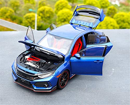 AAXYZX Modelos de Juguete Coche / 18 Compatible with Civic Tipo Simulación MI-NI Diecast Metal Modelos COLECCIÓN DE Regalos DE LOS NIÑOS DE Juegos DE Coche TYS ,Modelo