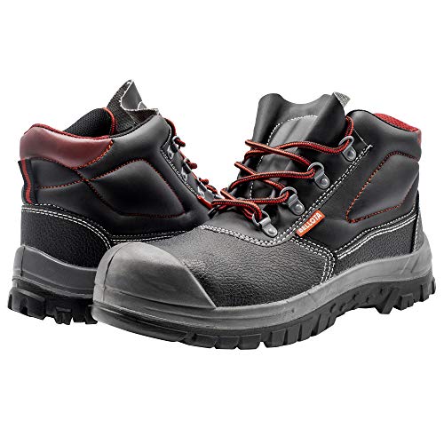 Bellota 7230342S3 - Botas de Seguridad Classic de Hombre y Mujer (Talla 42) de Piel Hidrofugada con Forro Acolchado Transpirable y Puntera Reforzada