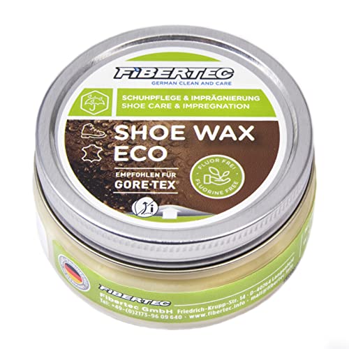 Fibertec Shoe Wax Eco, cera para la impregnación del calzado y el cuidado del cuero, certificado bluesign, incolora, 100ml