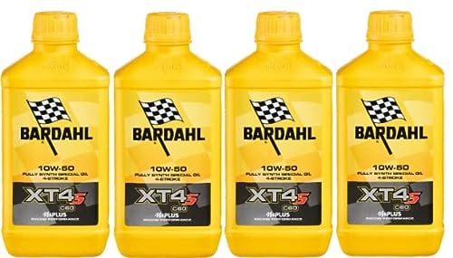 Bardahl XT4-S C60 10W50 - Aceite para moto sintético Racing XT4S