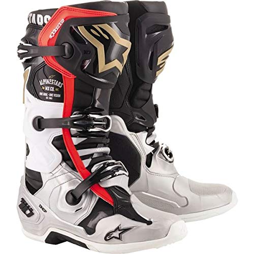 Alpinestars Tech botas de 10 Soles Thru 2008 – 7/8, color negro