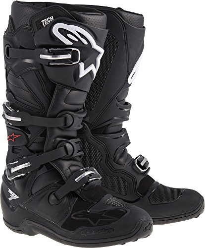 Alpinestars Botas negras Tech 7, talla 40