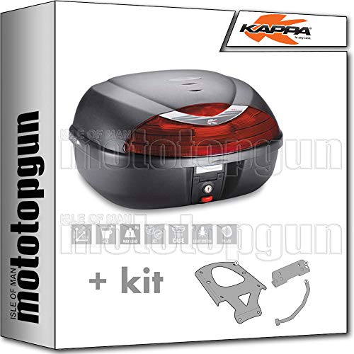 kappa maleta k42n 42 lt + portaequipaje monolock compatible con piaggio mp3 300 hpe 2020 20