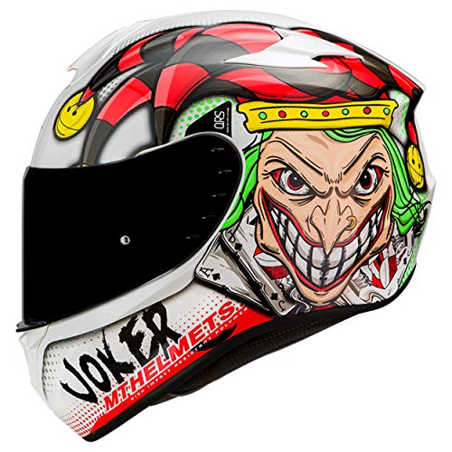 MT HELMETS 11170250006 Casco para Moto, Adultos Unisex, Color Blanco, L