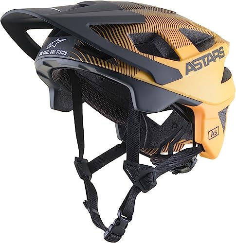 Alpinestars Vector Pro A2 Helmet Cascos, Unisex Adulto, ébano Mate/Mandarina, M